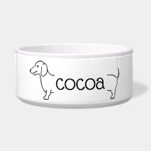 Frontière de Chien Dachshund| Nom du doxie mou