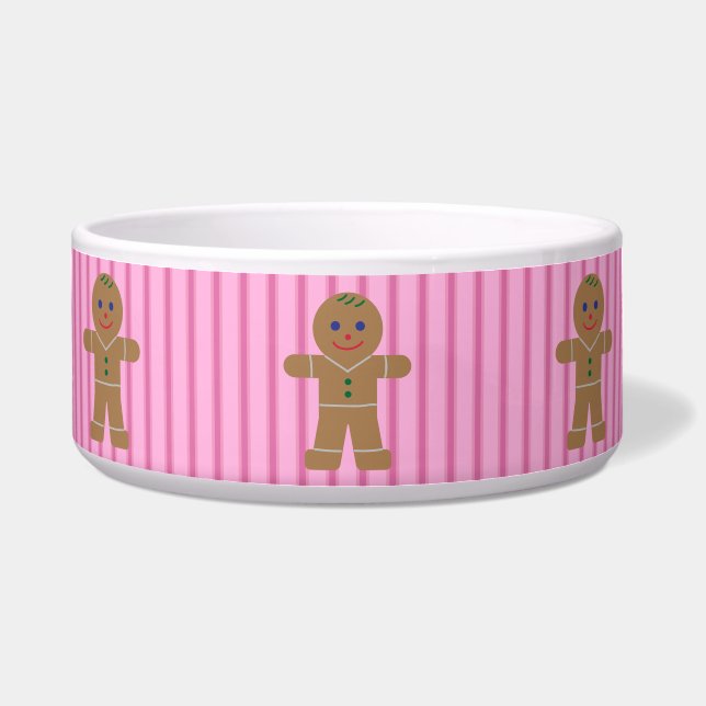 Écuelle Fun et fantaisie Pain d'épices rose Homme (Devant)