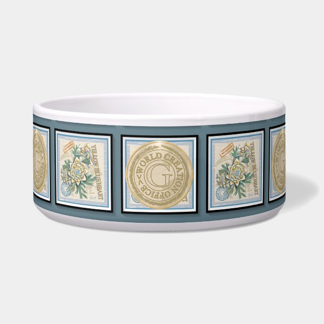 Écuelle G Bureau de la création Fleur jaune (Devant)