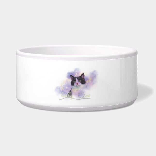 Écuelle Galaxie Chat Mignon (Devant)