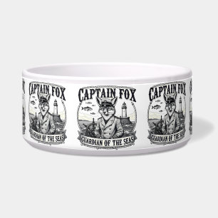 Écuelle Gardien des mers Capitaine Fox Dessin nautique