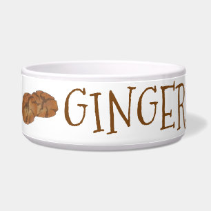 Écuelle Gingembre de chien Gingersnap Nut biscuit biscuit