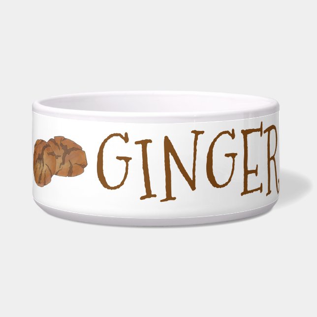 Écuelle Gingembre de chien Gingersnap Nut biscuit biscuit (Gauche)
