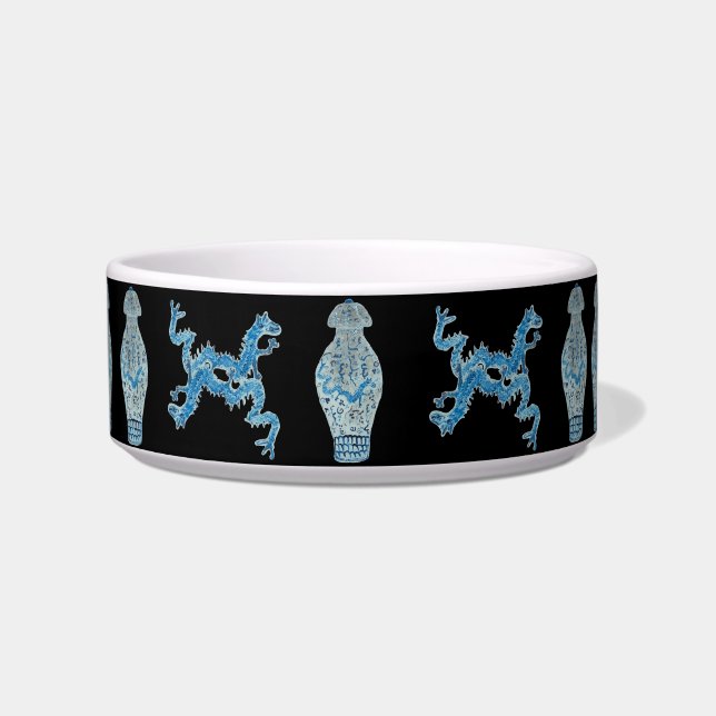 Écuelle Ginger Jar Blue Chinese Dragon CC chien (Devant)