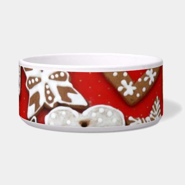 Écuelle Gingerbread Cookies Pet Bowl (Devant)