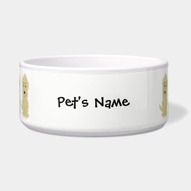 Écuelle Goldendoodle Chien Design (Devant)