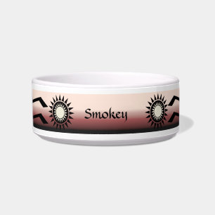 Écuelle Gradient Soft Toned Southwestern Style Pet Bowl