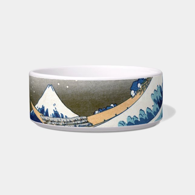 Écuelle Grande vague au large de Kanagawa Vintage japonais (Droite)
