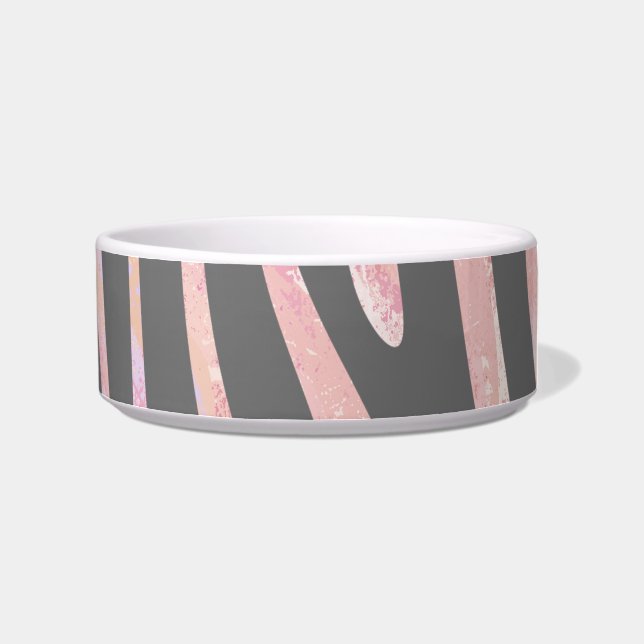 Écuelle Gris clair et rose Zebra (Droite)