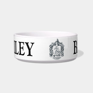 Écuelle Harry Potter Slytherin Crest - noir et blanc
