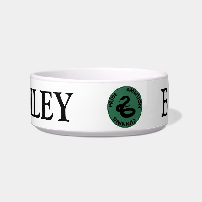 Écuelle Harry Potter | Traits de la maison SLYTHERIN™ Grap (Devant)