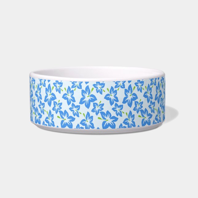Écuelle Hibiscus bleu, Fleurs bleues, Motif de fleurs (Devant)