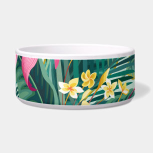 Écuelle Hibiscus tropicaux : Motif Floral sans joint