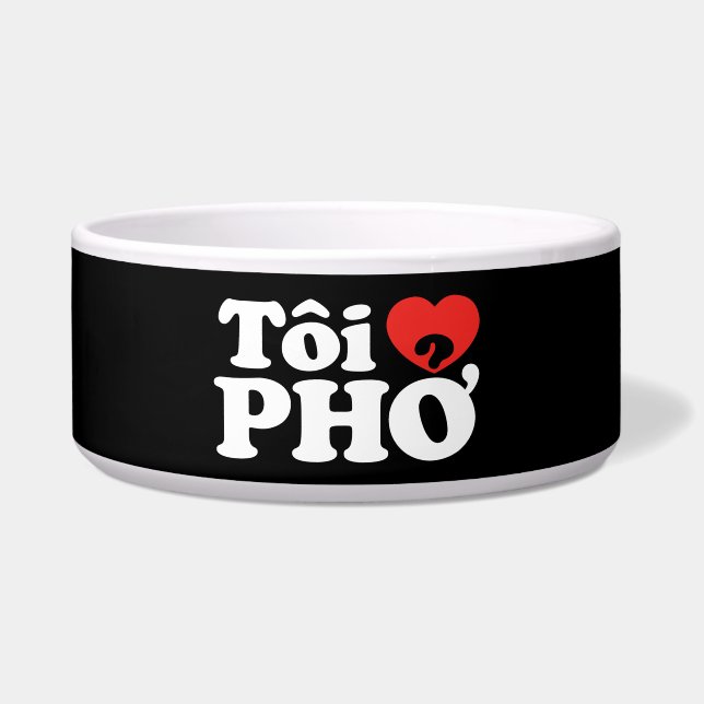 Écuelle I Heart (Love) Pho (Tôi PHỞ) (Devant)