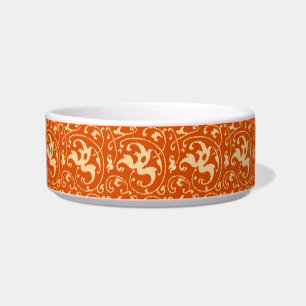 Écuelle Ikat Floral Damask - Mandarin Orange