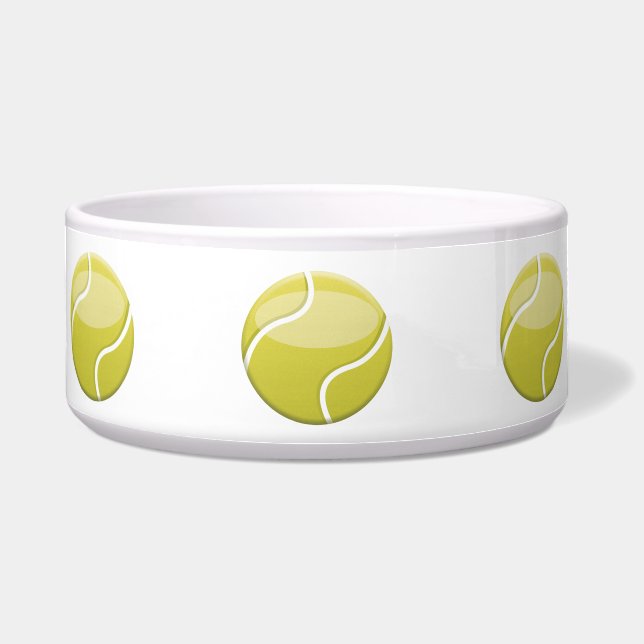 Écuelle Illustration des balles de tennis de dessin vert (Devant)