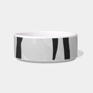 Écuelle Impression de tigre noir et blanc