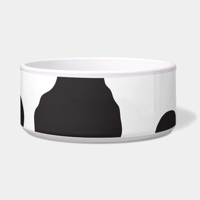 Écuelle Impression De Vache, Motif De Vache, Spots De Vach (Devant)
