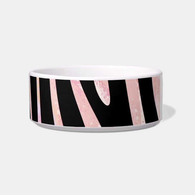 Écuelle Impression noire et rose Zebra (Droite)