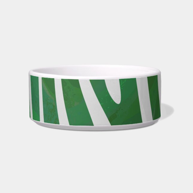 Écuelle Impression verte et blanche Zebra (Droite)