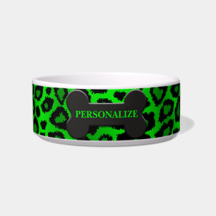 Écuelle Imprimé animalier léopard vert citron