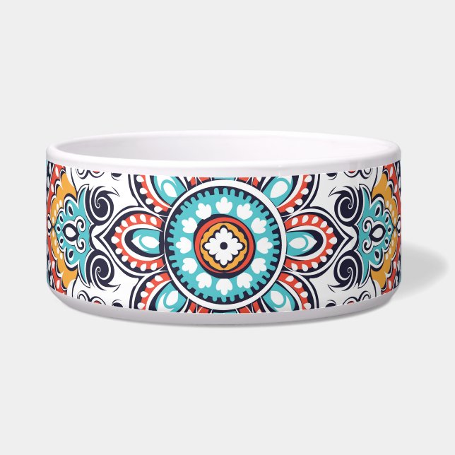 Écuelle Indian Paisley : Motif ethnique mandala (Devant)