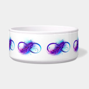 Écuelle Infinity with purple feather