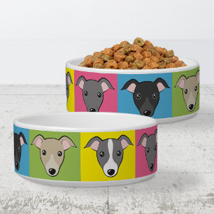 Écuelle Italien Greyhound Cute dessin animé Fun Pop art Mo