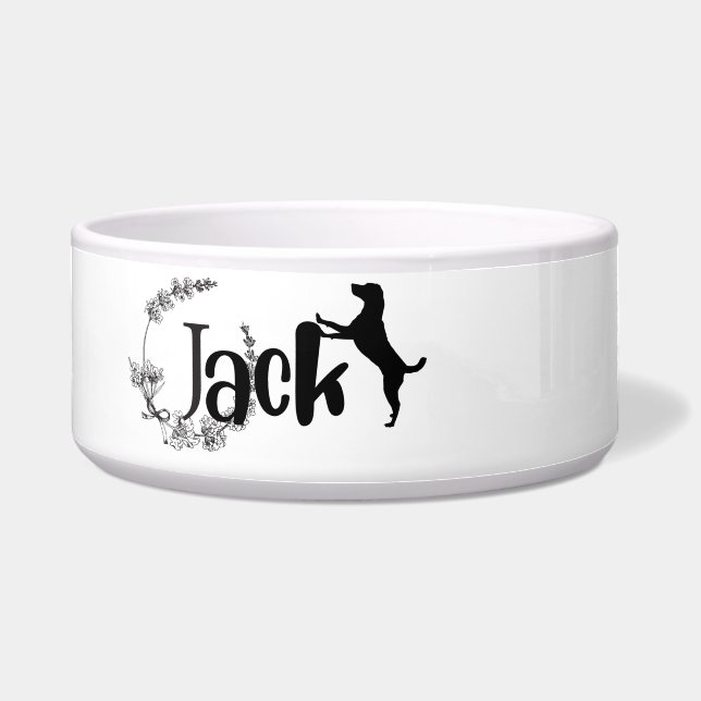 Écuelle Jack - bol de nom de chien (Devant)