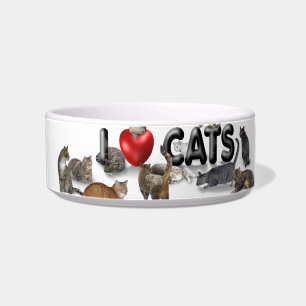 Écuelle J'aime les chats