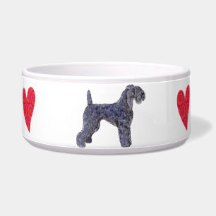 Écuelle J'aime mon bleu de Kerry Terrier