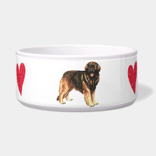 Écuelle J'aime mon Leonberger