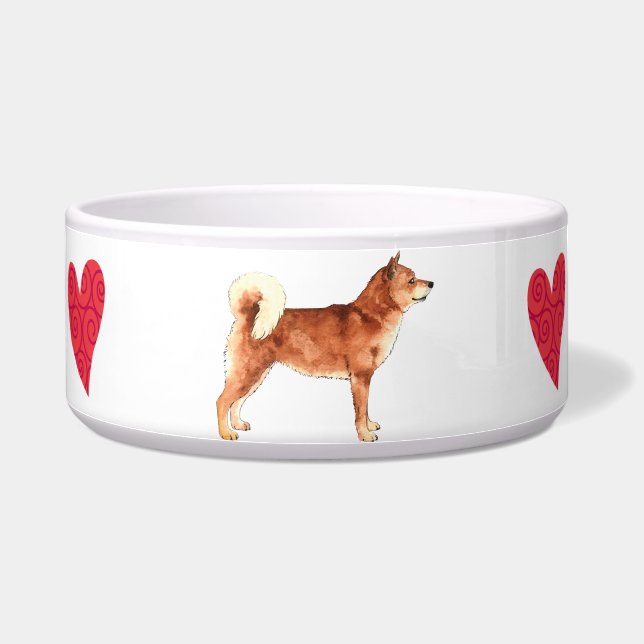 Écuelle J'aime mon Shiba Inu (Droite)