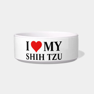 Écuelle J'aime mon Shih Tzu