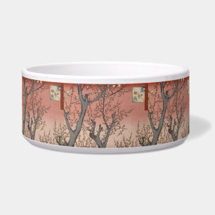 Écuelle Jardin de prune fleuri d'arbre japonais