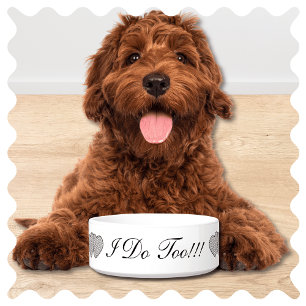 Écuelle Je fais trop Mariage chien Bowl