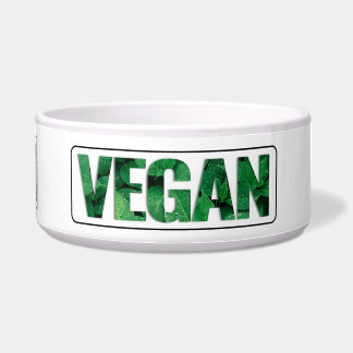 Écuelle Je suis Vegan, Design typographique