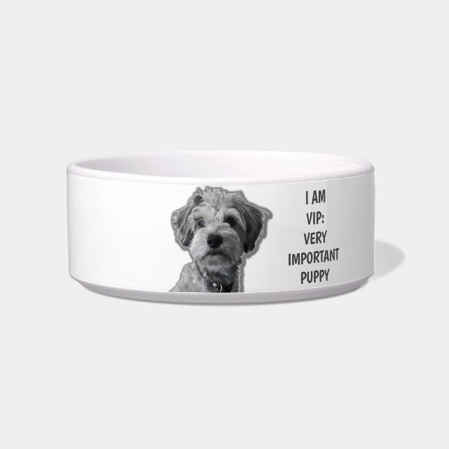 Écuelle Je suis VIP : Très important Chien, chien mignon (Droite)