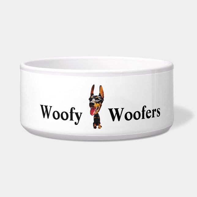 Écuelle Joli Doberman Doberman Pinscher Dog Bowl (Devant)