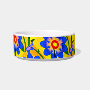 Écuelle Joli Motif de fleurs Abstraites