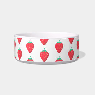 Écuelle Joli motif esthétique pour l'été avec des fraises