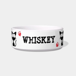 Écuelle Joli noir et blanc marrant noir motif