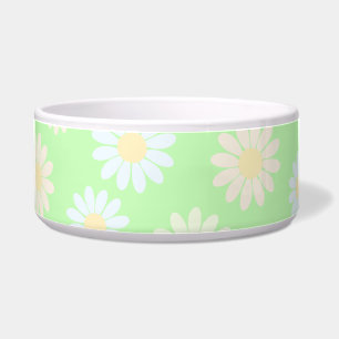 Écuelle Jolie aquarelle colorée Motif marguerite vert