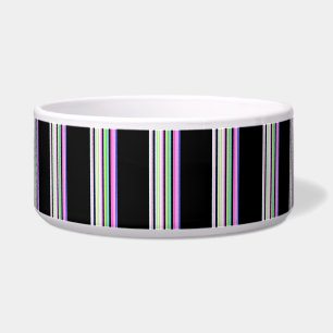 Écuelle Jolies bandes néon colorées
