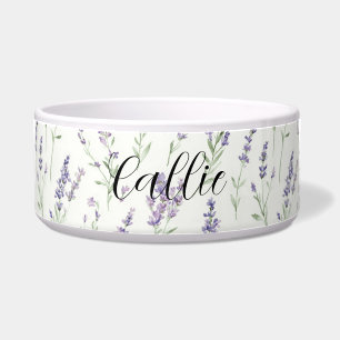 Écuelle Jolies fleurs blanches lavande  