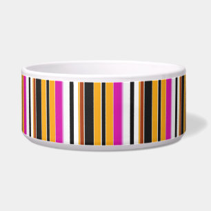 Écuelle Jolies rayures noires orange