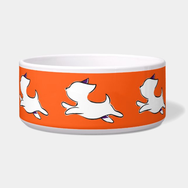 Écuelle Jumping Chien Motif Pet Bowl (Devant)