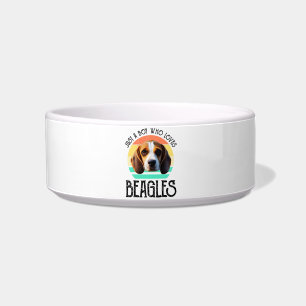 Écuelle Juste un garçon qui aime les Beagles