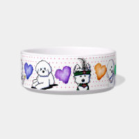 KiniArt Westie et Bichon Bowl