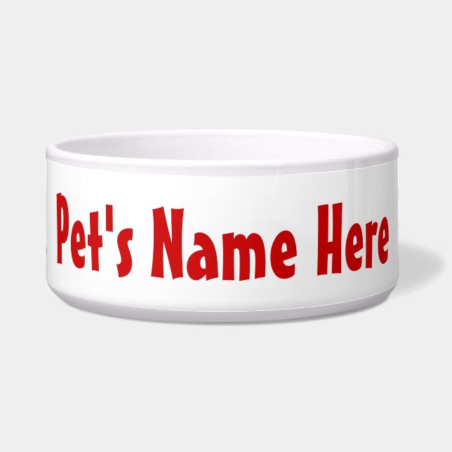 Écuelle Kiss Me ! Lips rouges (Devant)